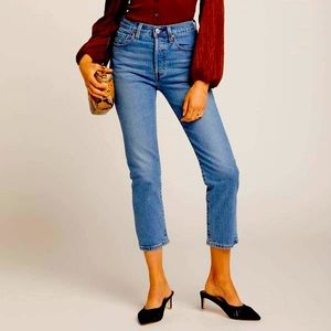 Levi’s 501 Skinny cropped, size 30